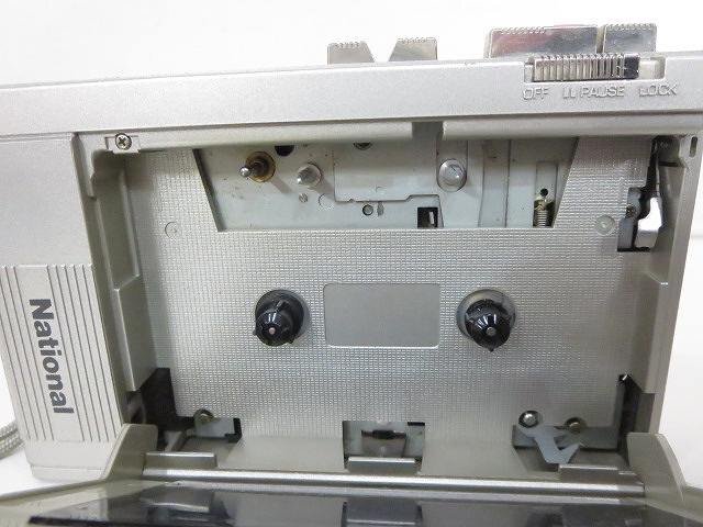 National [ナショナル/ 松下電器産業 /現Panasonic] ポータブルカセットレコーダー [RQ-352] 昭和レトロ 再生確認済み /ジャンク品 V17.1の画像4