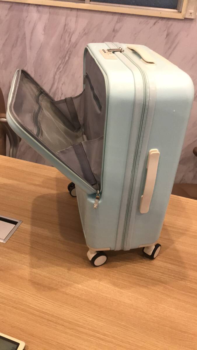 スーツケース　Mサイズ　ブルー　キャリーバック　キャリーケース　SC179-24-BL　F036_画像3