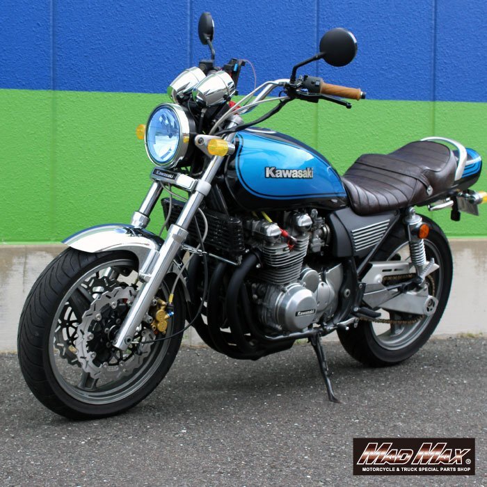 MADMAX バイク用品 KAWASAKI カワサキ ゼファー400/ゼファーχ/ZRX400/ZZR400 ウェーブ ディスクローター ブラック 1枚【送料800円】_画像10