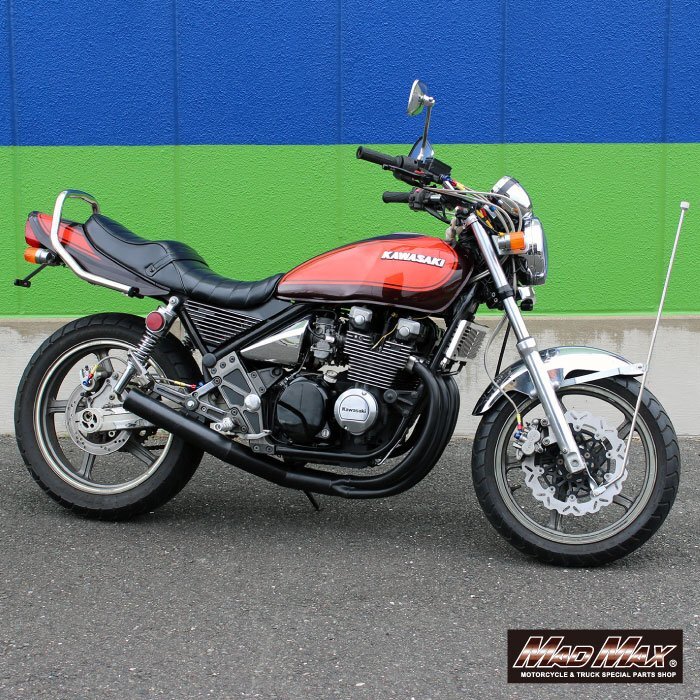 MADMAX バイク用品 KAWASAKI カワサキ ゼファー750/ZRX400/ZZR250/ZR-7/GPZ1100 ウェーブ ディスクローター ブラック 1枚【送料800円】_画像6