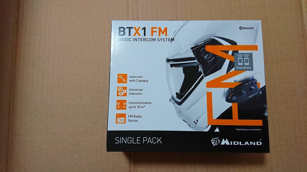  Midland MIDLAND BTX1 FM single pack-in cam bike translation have commodity 