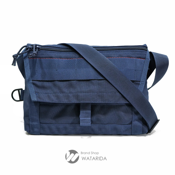 ブリーフィング BRIEFING ビームス プラス BEAMS PLUS ショルダー バッグ FLEET MESSENGER BAG ナイロン ネイビー 送料無料_画像1