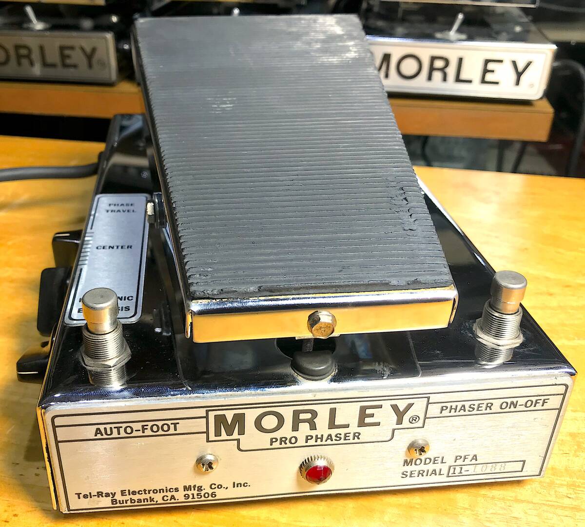 ** Vintage operation verification OK ** MORLEY PRO PHASER 1970 period manufacture . sound is good. 