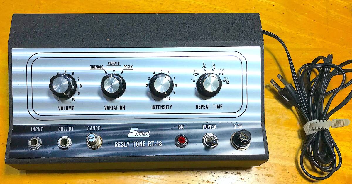 ■□ ビンテージ 動作確認OK □■ Shin-ei RESLY TONE RT-18 1974年製（昭和49年）_画像1