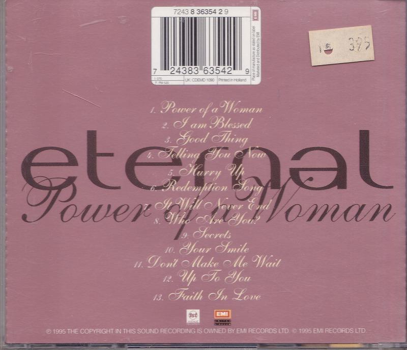 Eternal / エターナル / Power Of a Woman /EU盤/中古CD!!59335//_画像2