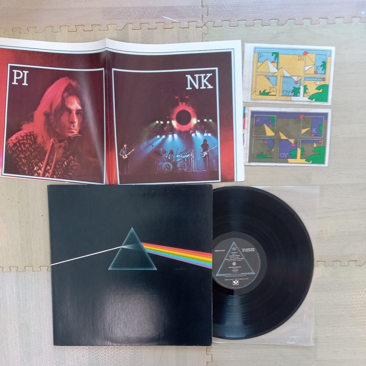 US Pink Floyd ピンク フロイド darkside of the moon 狂気 analog record vinyl レコード アナログ lp の画像1