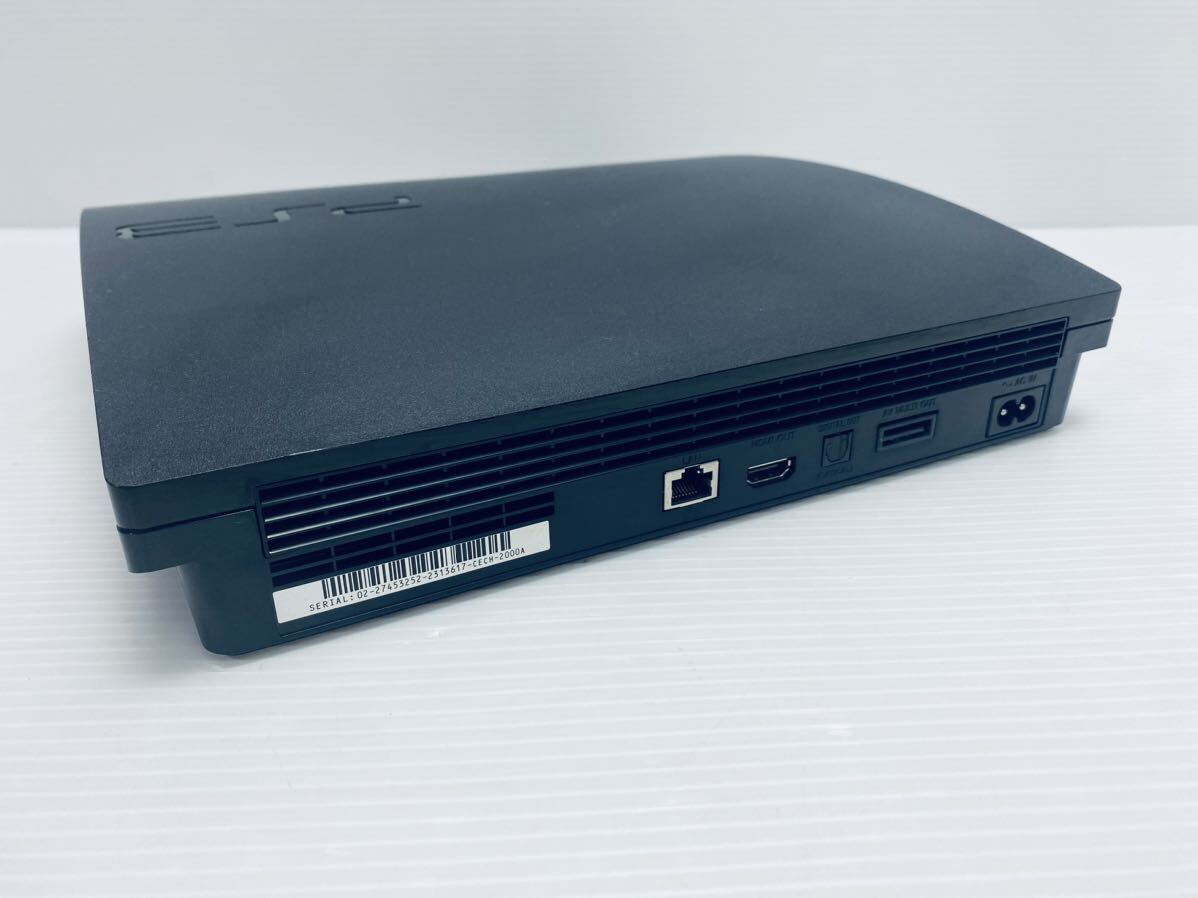 美品/動作品 SONY ソニー PlayStation3 PS3本体 CECH-2000A 120GB ブラック プレステ3 FW4.65ゲームソフト (H-51)_画像7