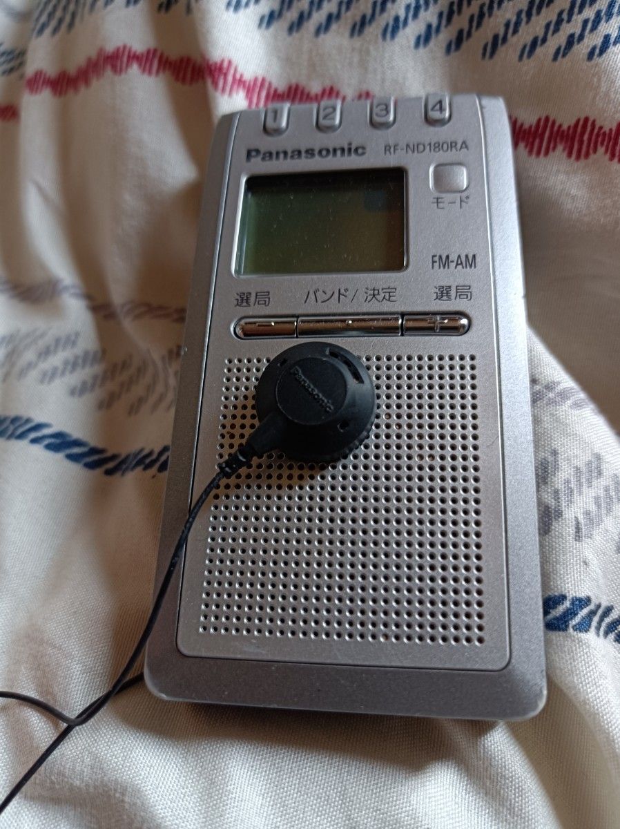 ジャンク品】パナソニック RF-ND180 RA ポケットラジオ F56 ジャンク品】パナソニック RF-ND180 RA ポケットラジオ F56