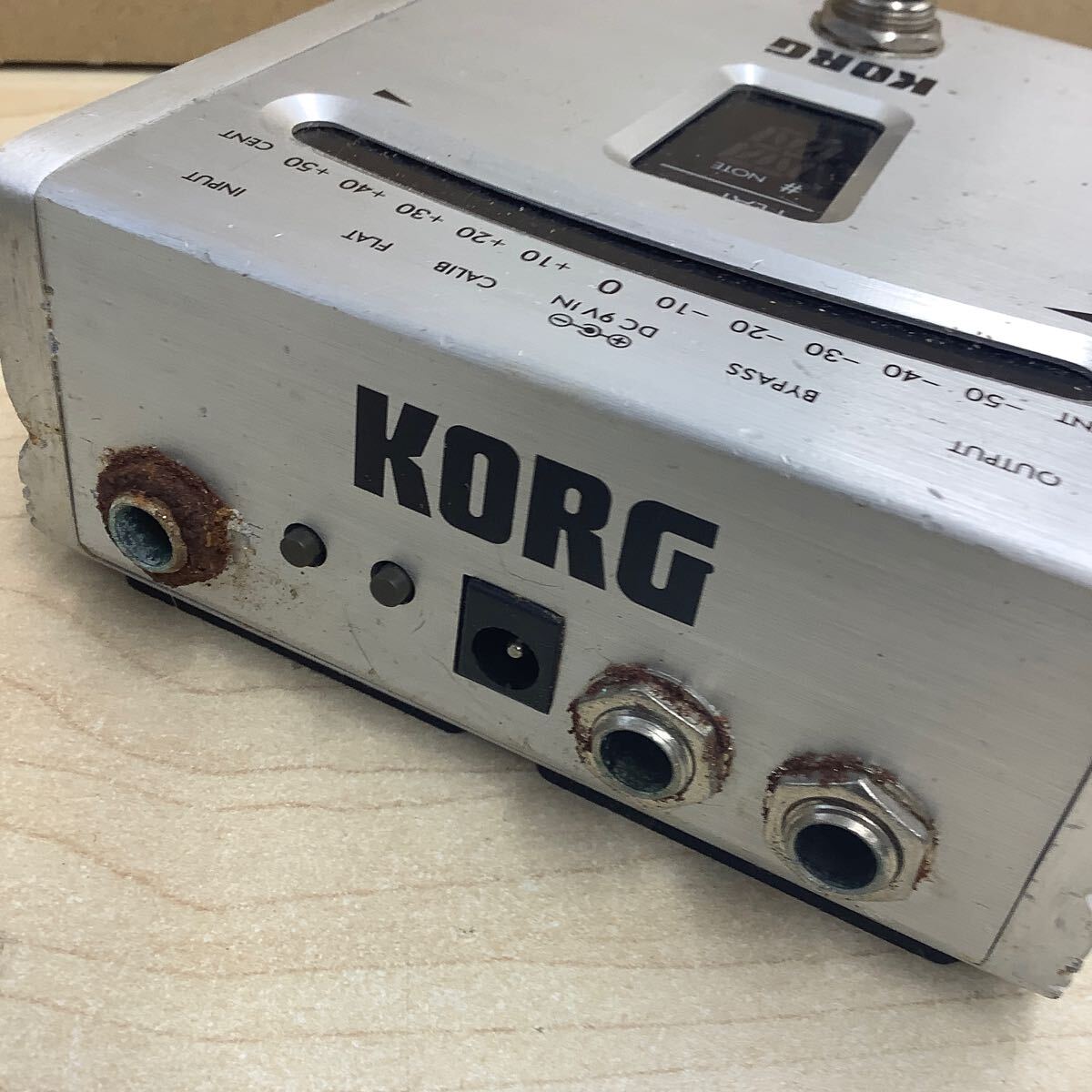 (65) KORG コルグ DT-10 デジタルチューナー 現状品 ジャンクの画像5