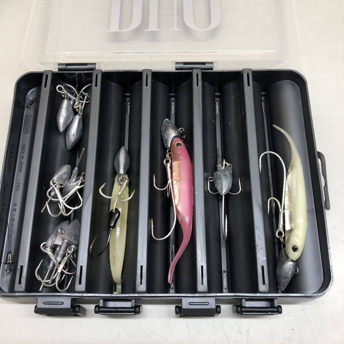  fishing gear lure jig lig Bait wa-m etc. various together case attaching used present condition goods fishing fishing