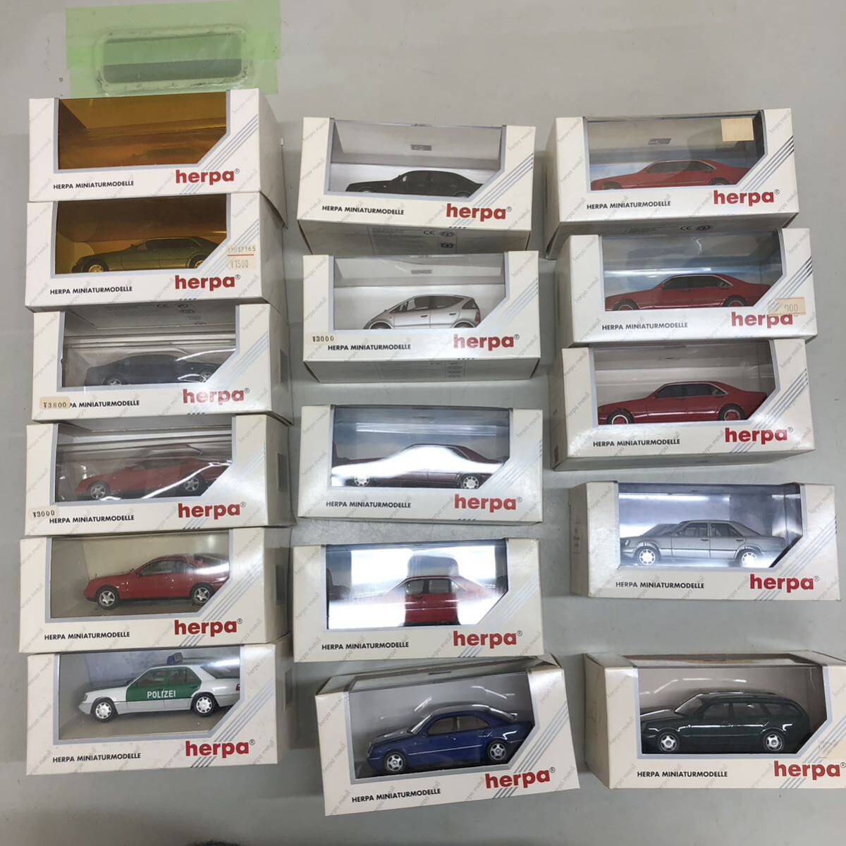 herpa Herpa 1/43 minicar Benz etc. various together present condition goods Mercedes Benz 600 SEL E 320 Limousine
