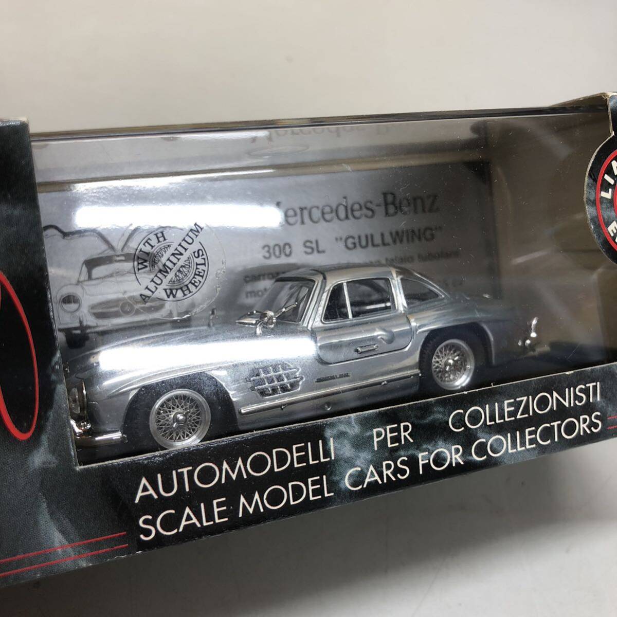 Bang Mercedes Benz 300SL GULLWING 1/43 LIMITED EDITION 含む 2点 中古 現状品 aluminum wheels メルセデス ベンツ ガルウイング_画像6