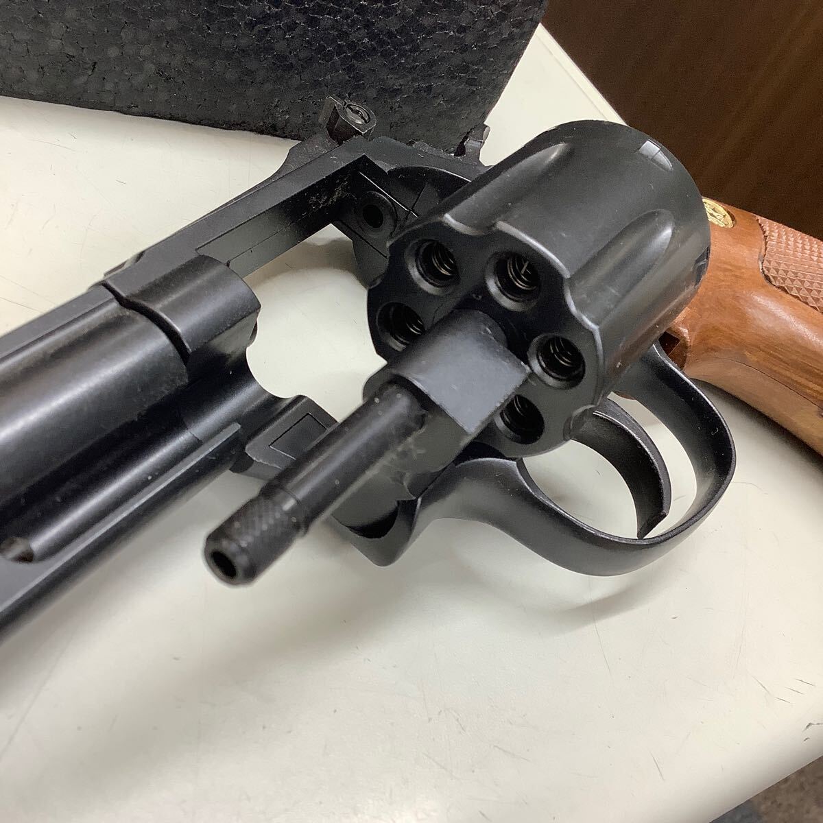(12) круглый M19 combat Magnum 6inch ASGK печать есть текущее состояние товар работоспособность не проверялась газовый пистолет 