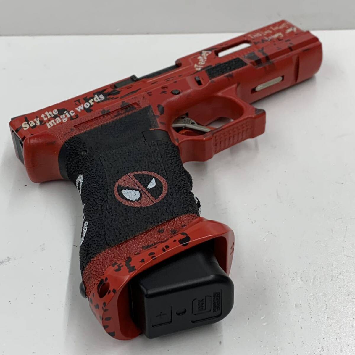 ⑨ ASCEND DEADPOOL AS-DP7703 ガスガン 試射確認済み 現状品 デッドプール_画像6