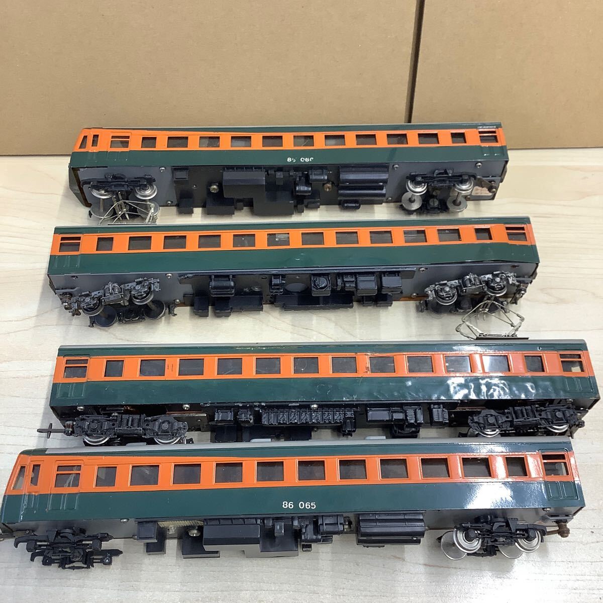 (16) details unknown National Railways Shonan color HO gauge 4 point present condition goods Junk 