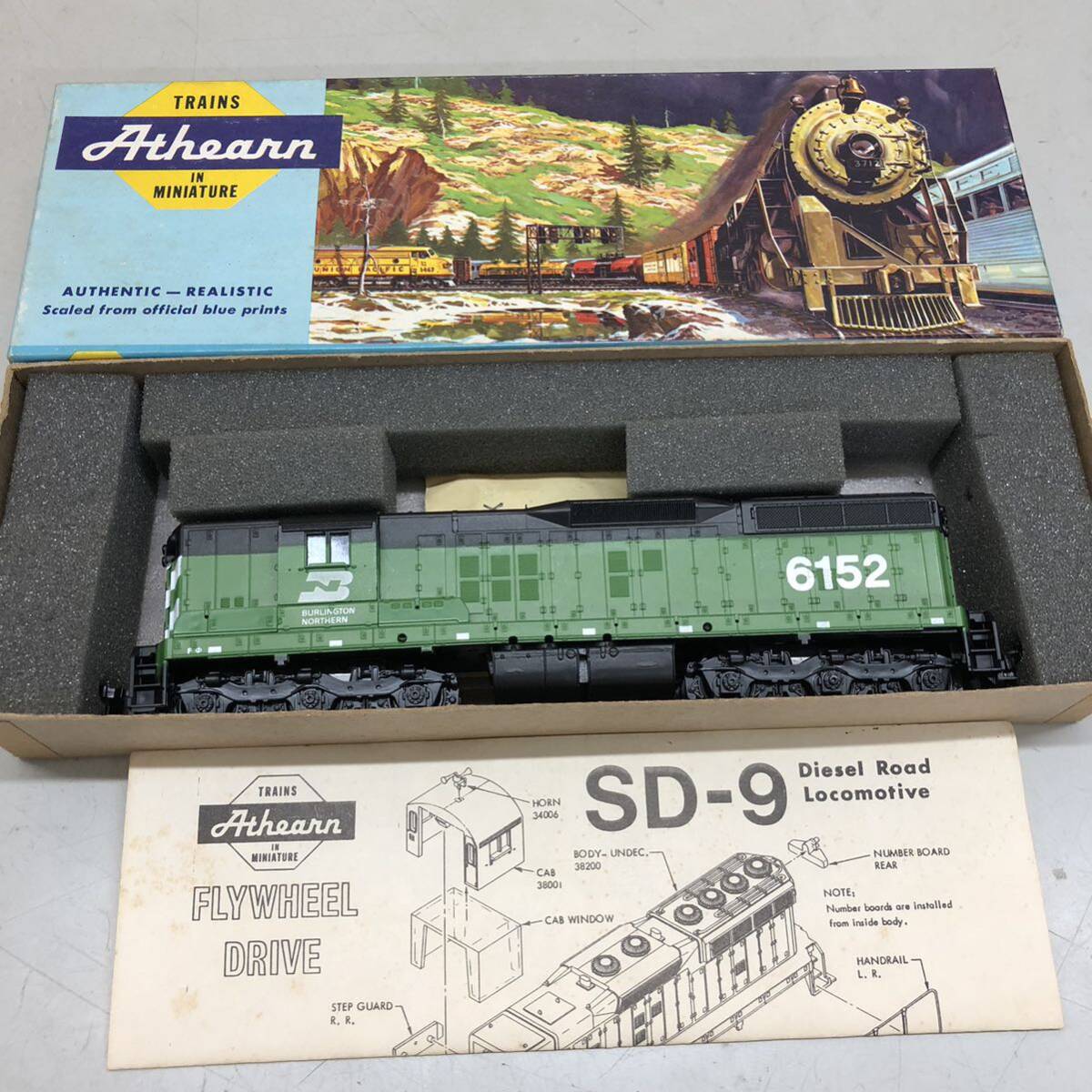 21 Athearn 鉄道模型 HOゲージ 外国車両 SD-9 現状品 ジャンク RIO GRANDE_画像1