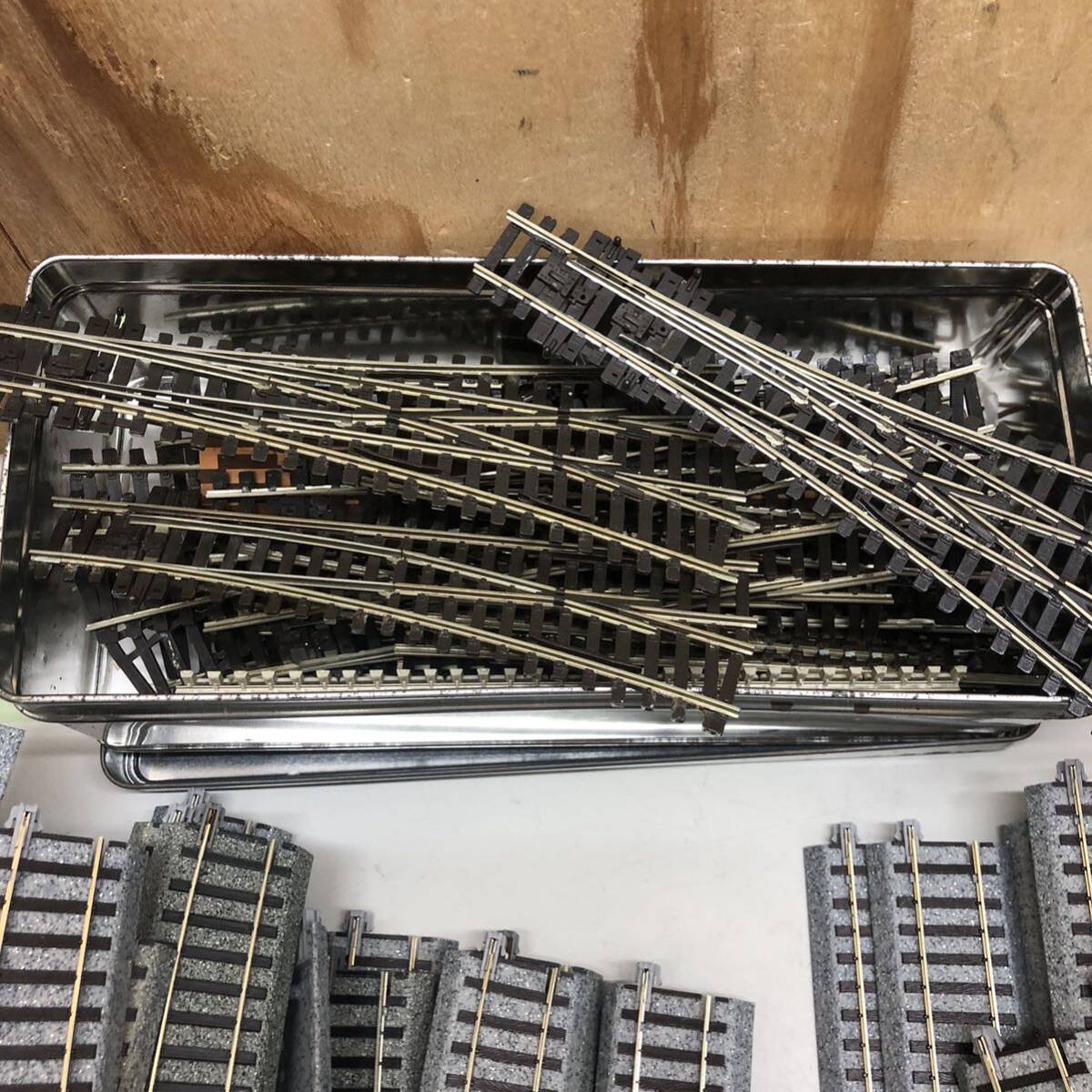  rail set HO gauge large amount bending direct line Point used present condition goods railroad model geo llama 