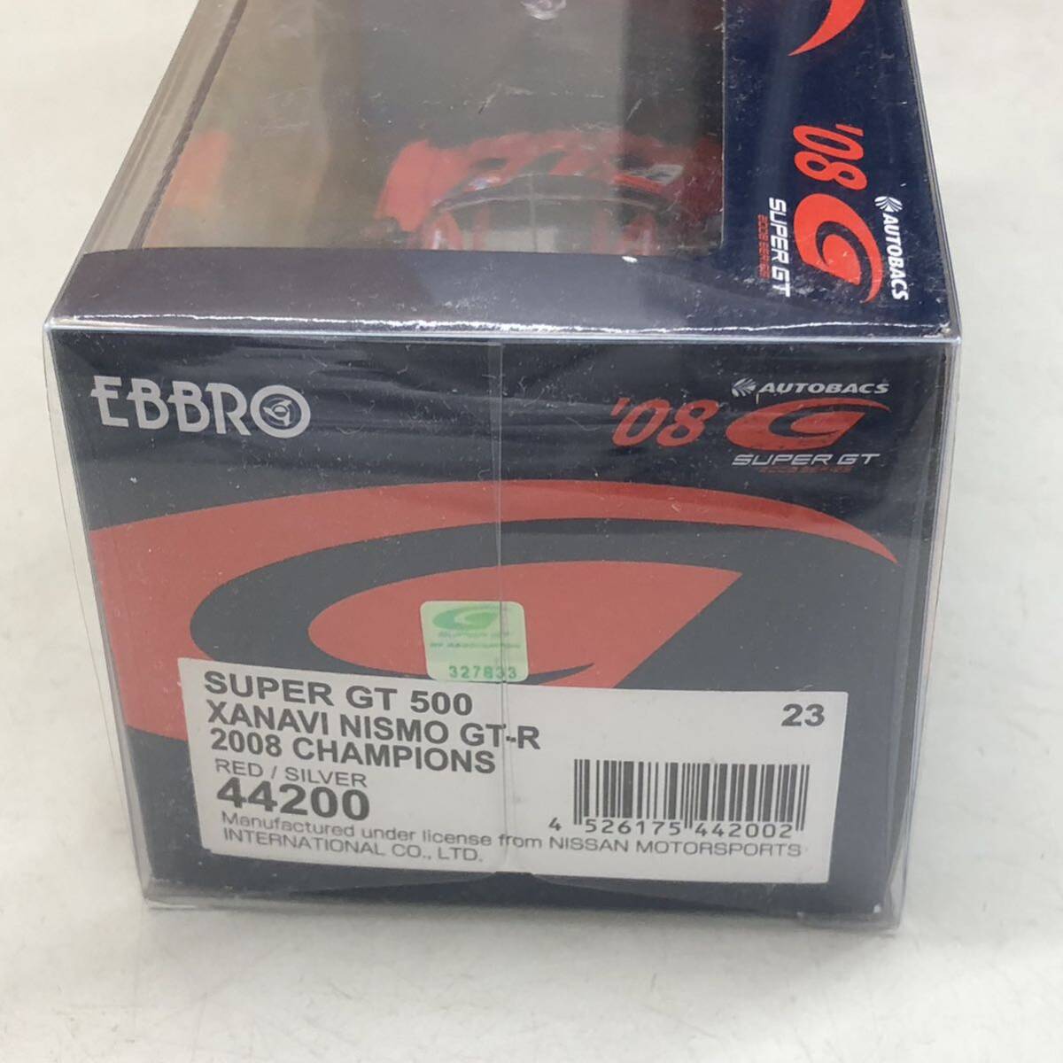 12 EBBRO SUPER GT 500 XANAVI NISMO GT-R 1/43 中古 現状品 モデルカー レーシングカー_画像3
