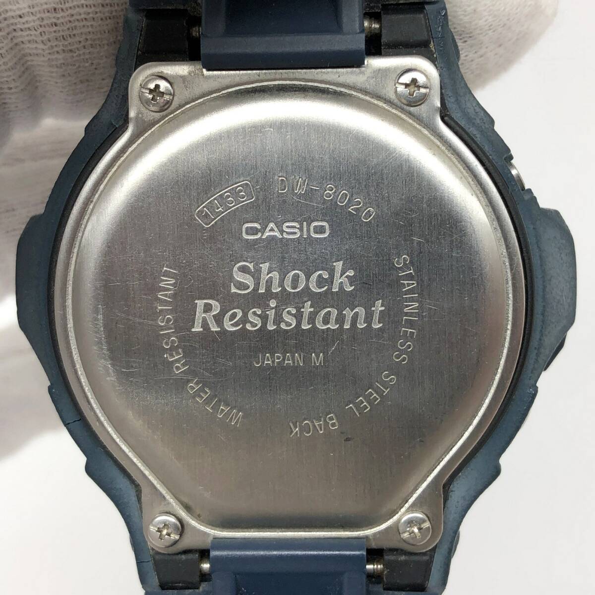 ジャンク G-SHOCK ジーショック 【ITCUJQ2SHJNO】 CASIO カシオ 腕時計 DW-8020-2 デジタル ブルー スロット仕様 ショックレジスト 樹脂の画像10