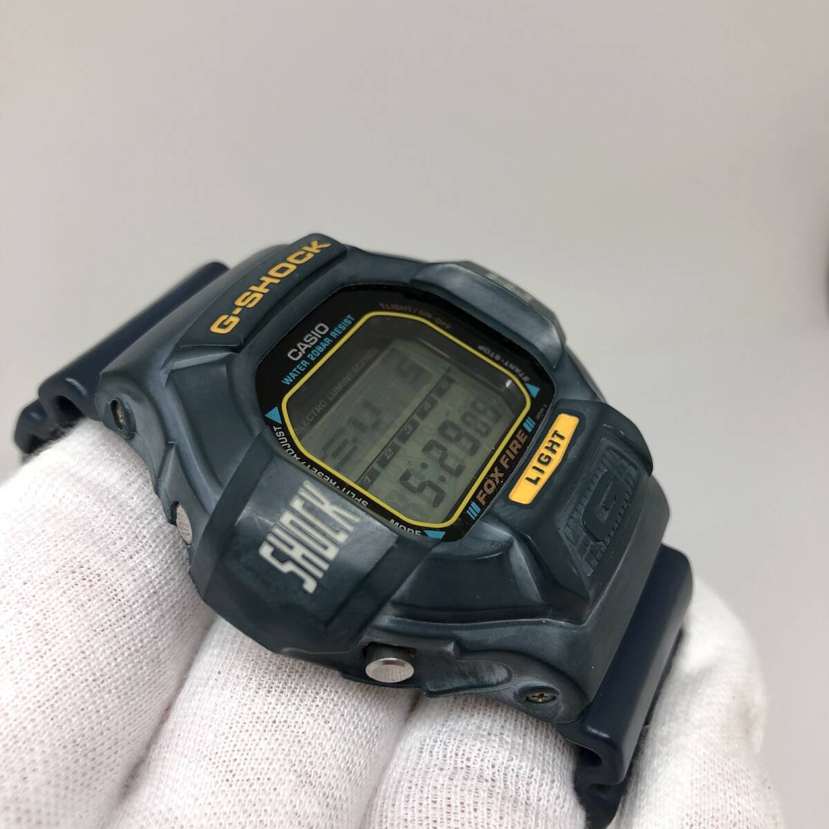 ジャンク G-SHOCK ジーショック 【ITCUJQ2SHJNO】 CASIO カシオ 腕時計 DW-8020-2 デジタル ブルー スロット仕様 ショックレジスト 樹脂の画像4