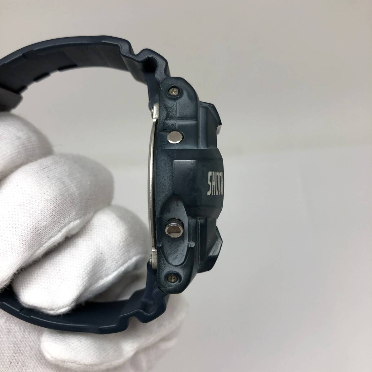 ジャンク G-SHOCK ジーショック 【ITCUJQ2SHJNO】 CASIO カシオ 腕時計 DW-8020-2 デジタル ブルー スロット仕様 ショックレジスト 樹脂の画像3