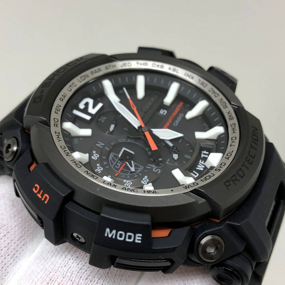 G-SHOCK ジーショック 【IT9DDVF5RZMS】 CASIO カシオ 腕時計 GPW-2000-1A グラビティマスター ブラック アナログ 電波ソーラー メンズ_画像4