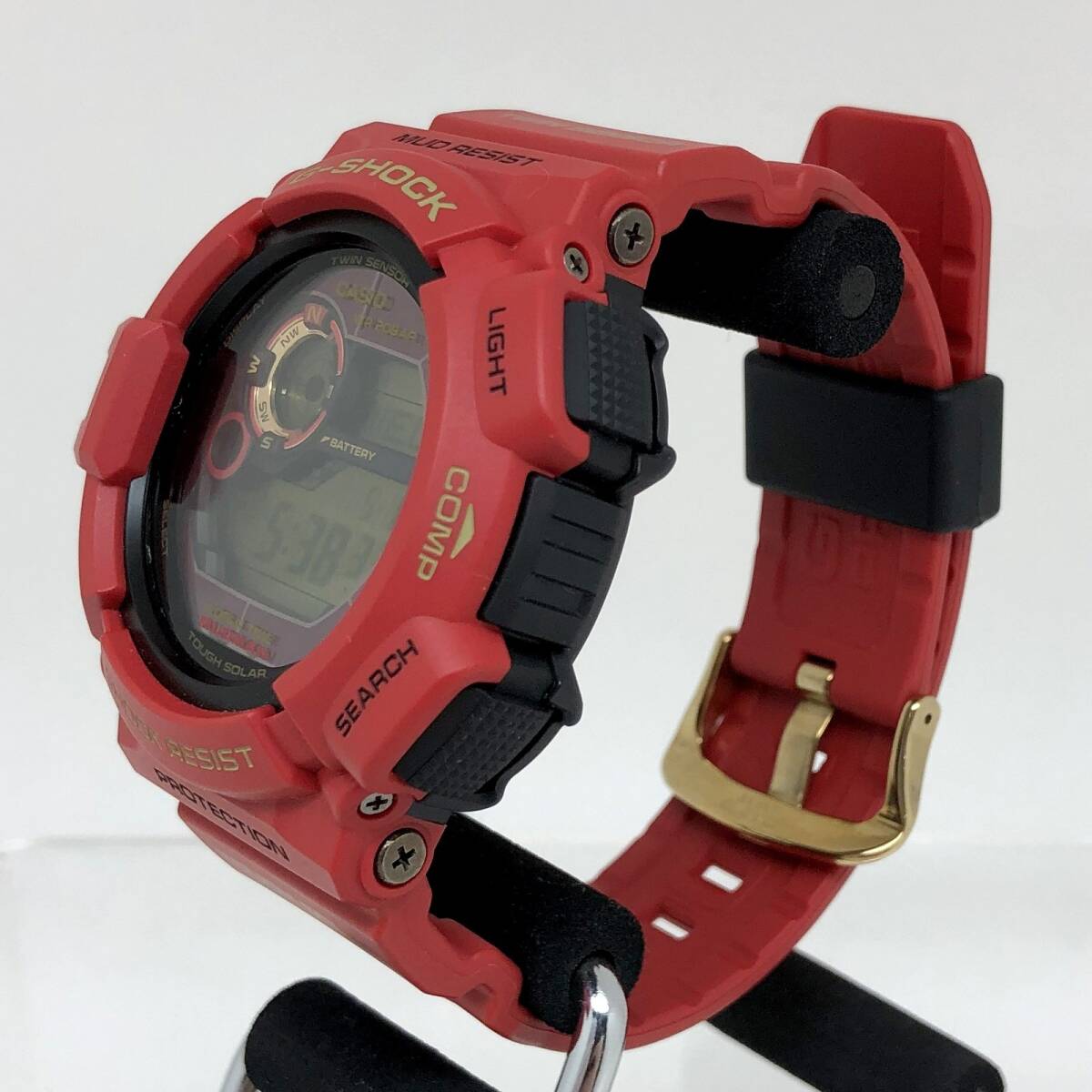 G-SHOCK ジーショック 【IT0QMMS5QO1W】 CASIO カシオ 腕時計 G9330A-4 G-9330A-4 30周年記念 ライジングレッド 海外モデル タフソーラー_画像2