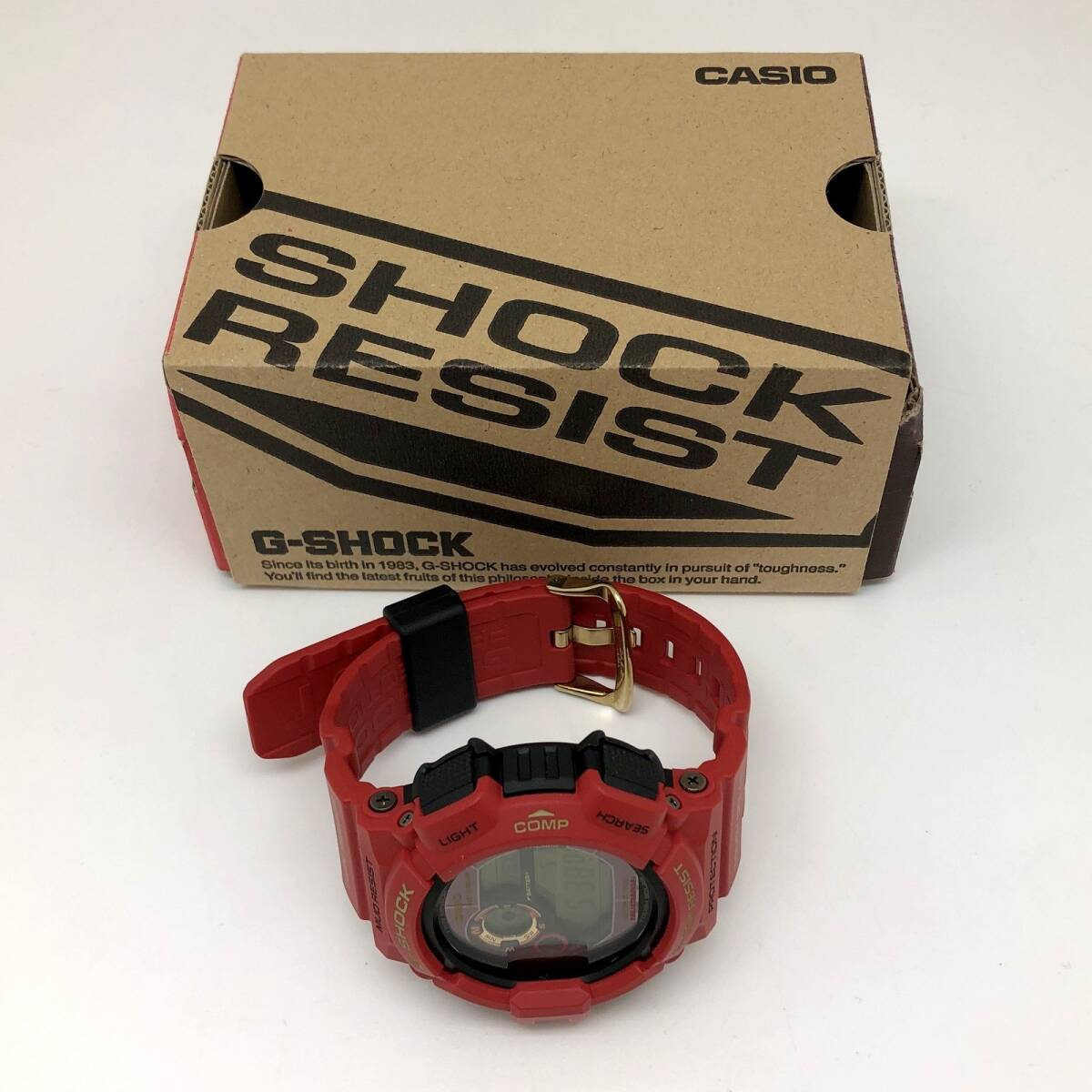 G-SHOCK ジーショック 【IT0QMMS5QO1W】 CASIO カシオ 腕時計 G9330A-4 G-9330A-4 30周年記念 ライジングレッド 海外モデル タフソーラー_画像10