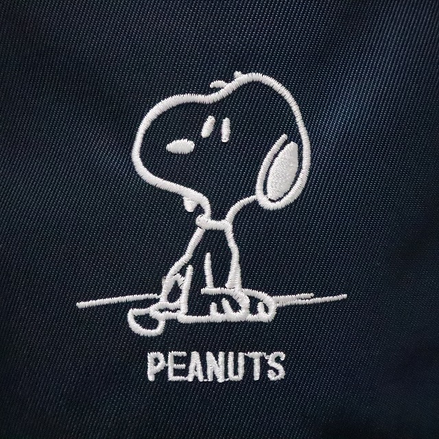 トートバッグ ショルダーバッグ スヌーピー SNOOPY PEANUTS キャラクター 2way レディース かわいい サブバッグ ネイビー 紺 C8-2_画像4