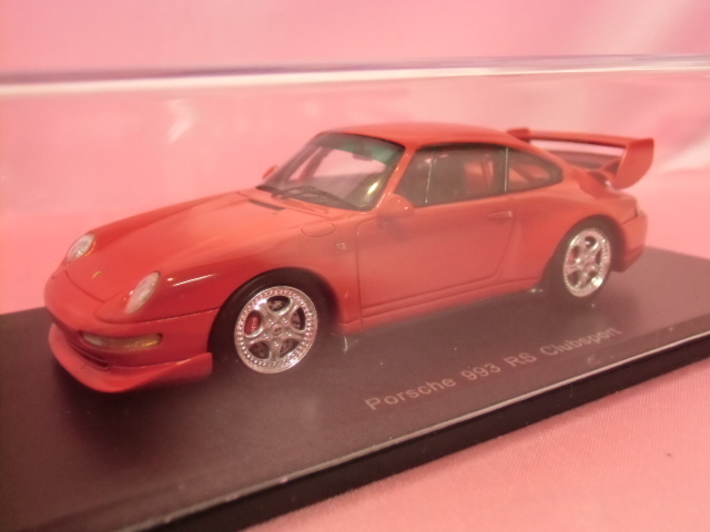 モデル未開封★ポルシェ 993 RS Clubsport レッド★1/43_画像2