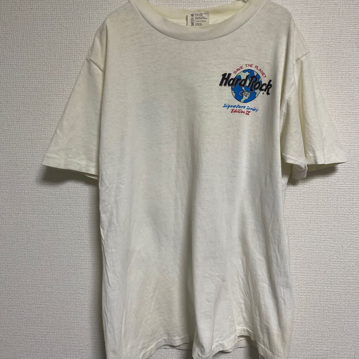 レア 90s USA製 ビンテージ ヴィンテージ Tシャツ tee ハードロックカフェ ロゴ アート art アメリカ製 古着 スペシャル バンド 音楽 映画_画像6