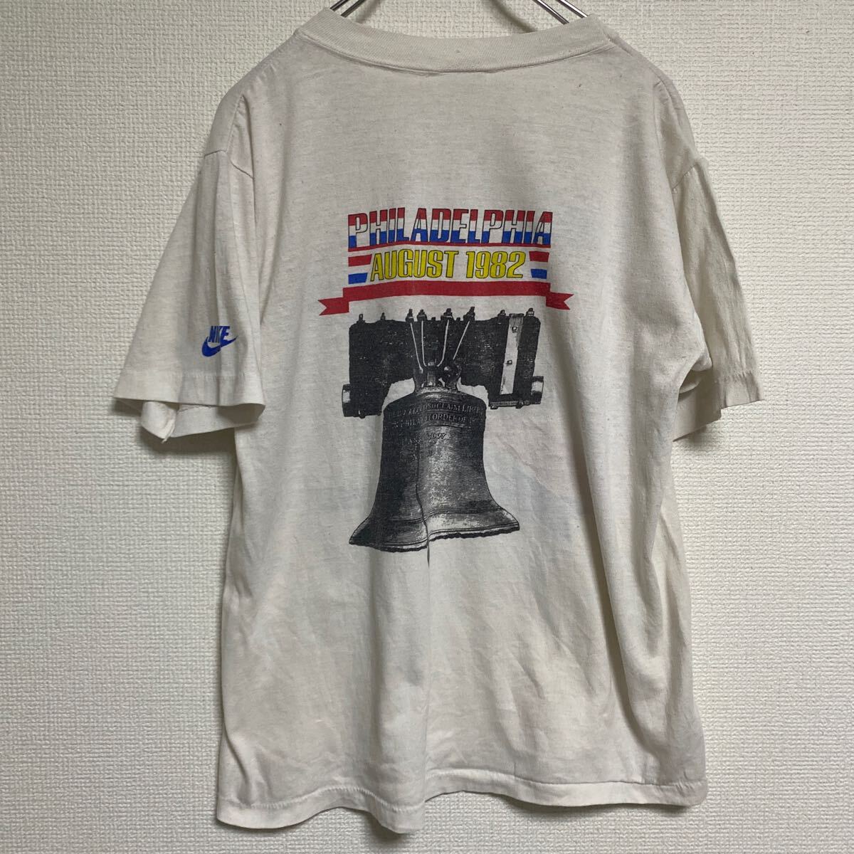 80s 90s USA製 ビンテージ ヴィンテージ Tシャツ tee アメリカ製 古着 オールド レア NIKE ナイキ スポーツ フェス アメカジ バンド アート_画像4