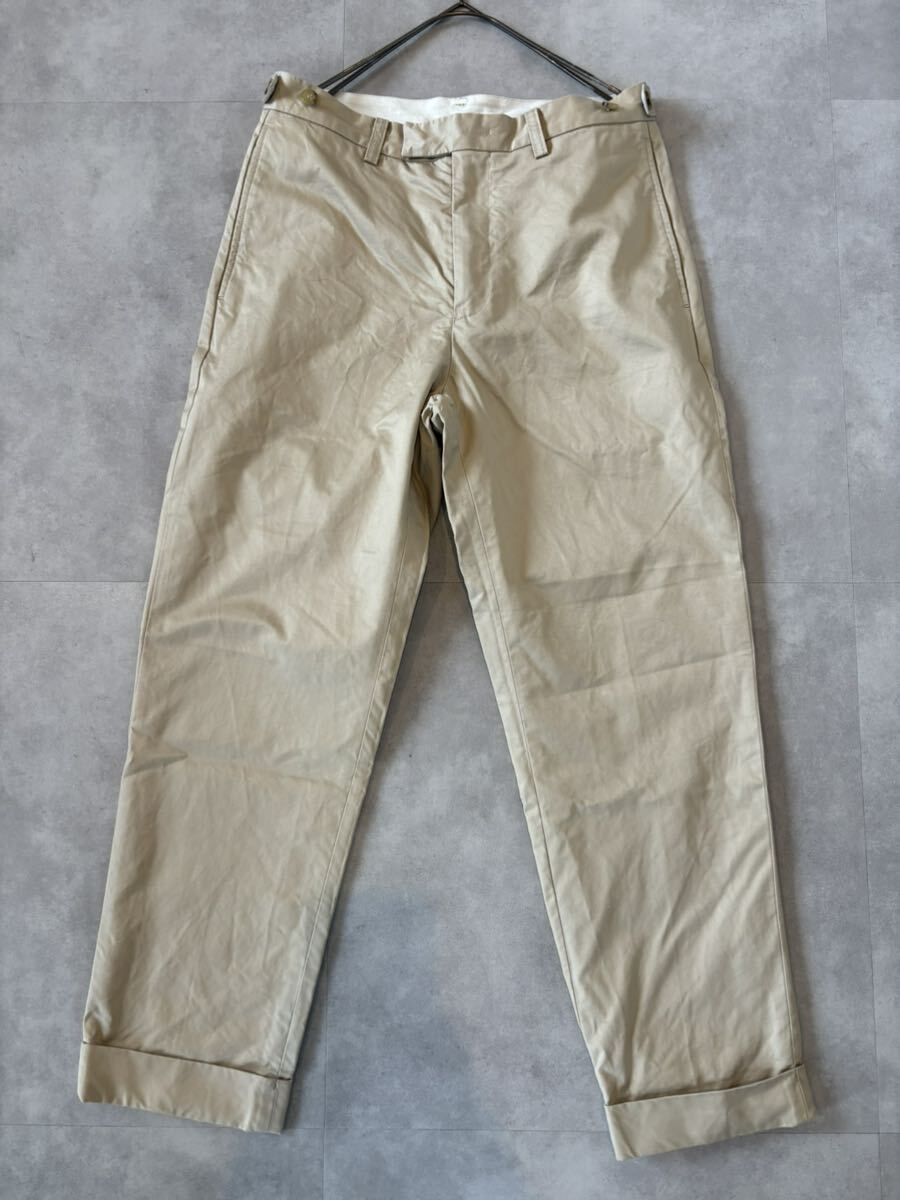 BEAMS PLUS / IVY Trousers Ankle Cut 80/3 Twill ビームス　チノ　_画像2