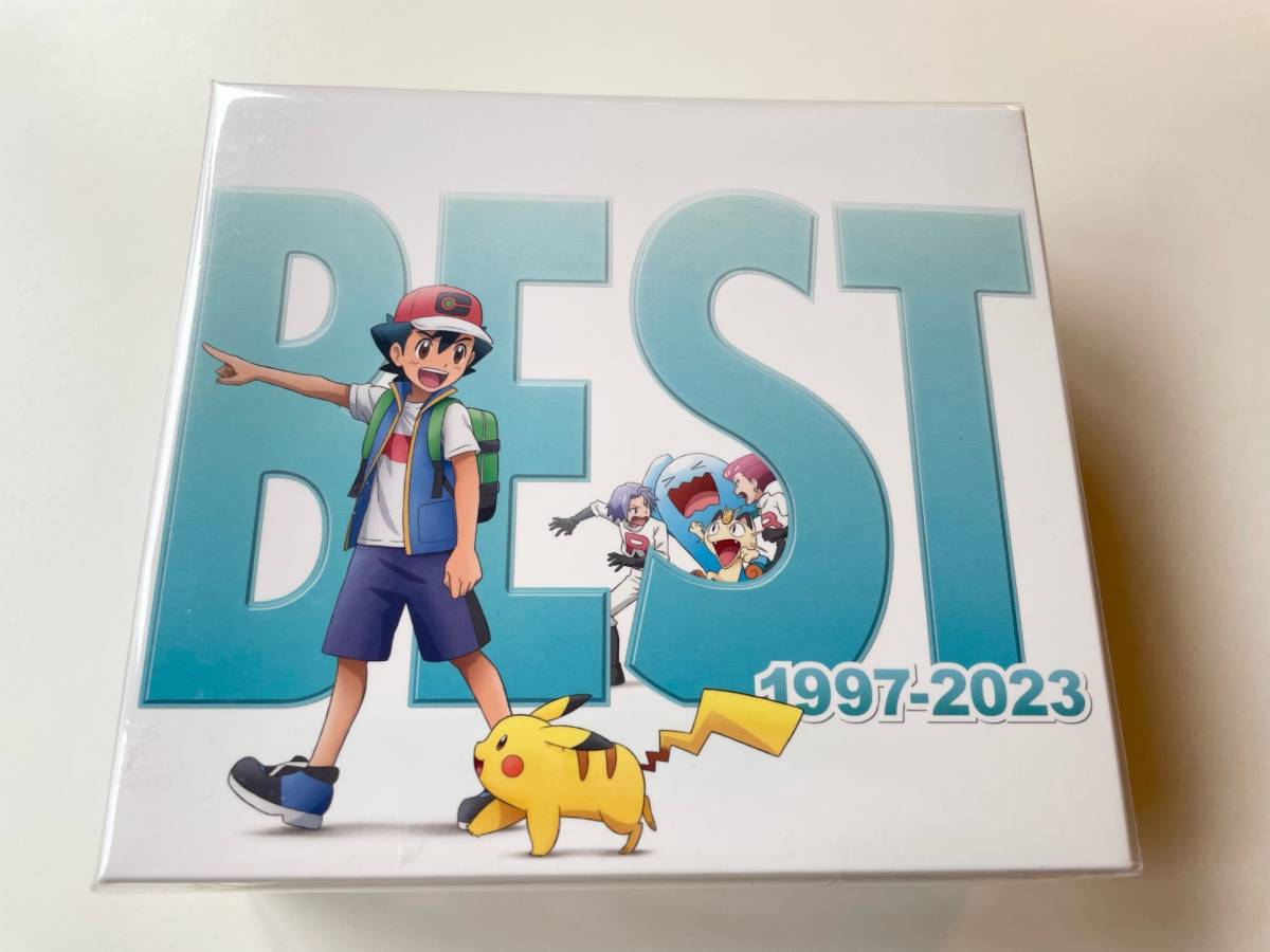 M 匿名配送 CD ポケモンTVアニメ主題歌 BEST of BEST of BEST 1997-2023 通常盤 8枚組 4547366590715_画像1