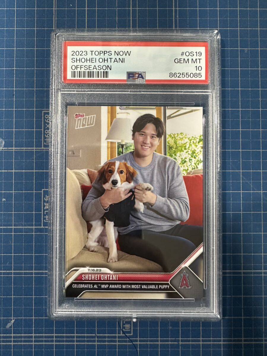 2023 大谷　翔平 Shohei Ohtani Topps Now Offseason #OS19 PSA 10 Gem Mint デコピン　MVP_画像1