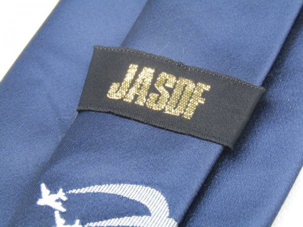 【空軍機】 OC 655 航空自○○隊 JASDF ネクタイ 紺系 飛行機 ブルーインパ○○ ジャガード_画像3