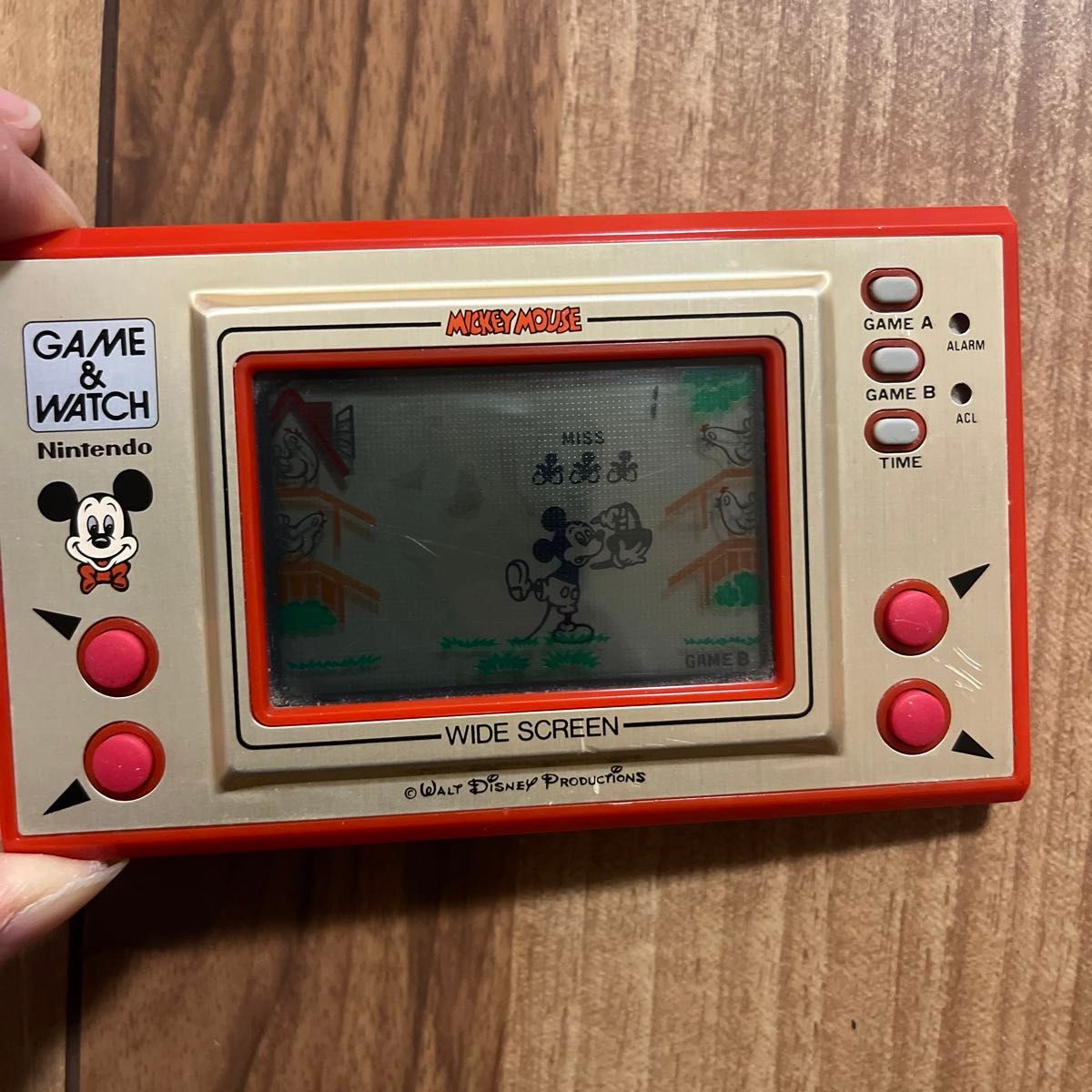 レトロ 任天堂 ディズニー ミッキー ゲームウォッチ MICKEYMOUSE