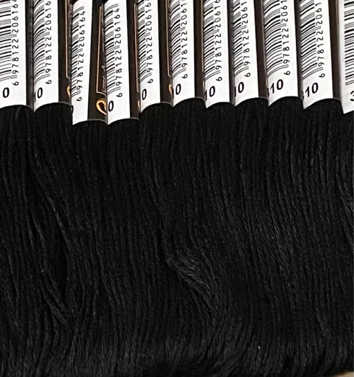 刺繍糸　黒糸