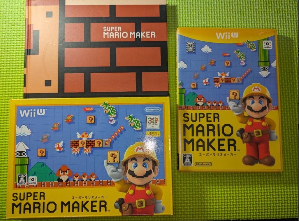 【マリオ】　【箱付き】　 スーパーマリオメーカー　  WiiU　 MARIO MAKER