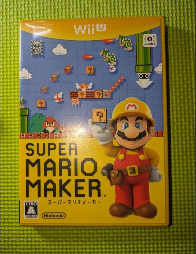 【マリオ】　【箱付き】　 スーパーマリオメーカー　  WiiU　 MARIO MAKER