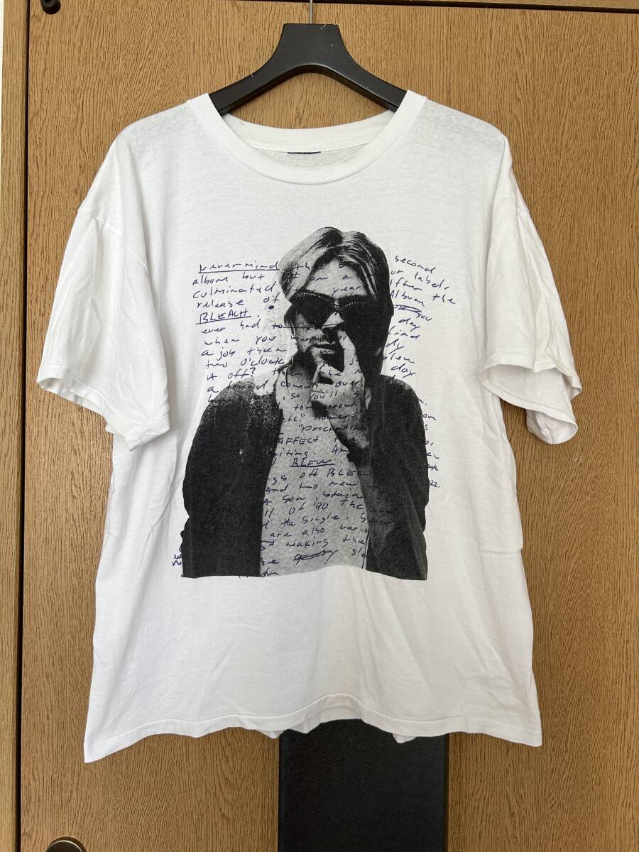 NIRVANA ニルヴァーナ ニルバーナ TEE カートコバーン Kurt Cobain sonic youth Pink Floyd METALLICA In Utero Tour tシャツ XL 野村訓市_画像1