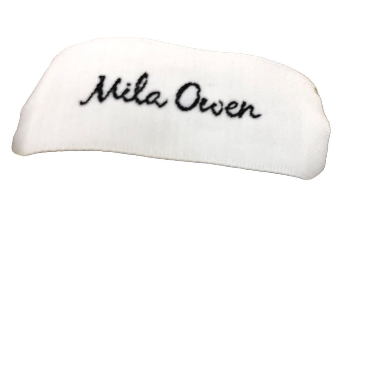NS132 Mila Owen ミラオーウェン ニットソーノースリーブ トップス シルク混 絹混 レディース 0 グリーン_画像7