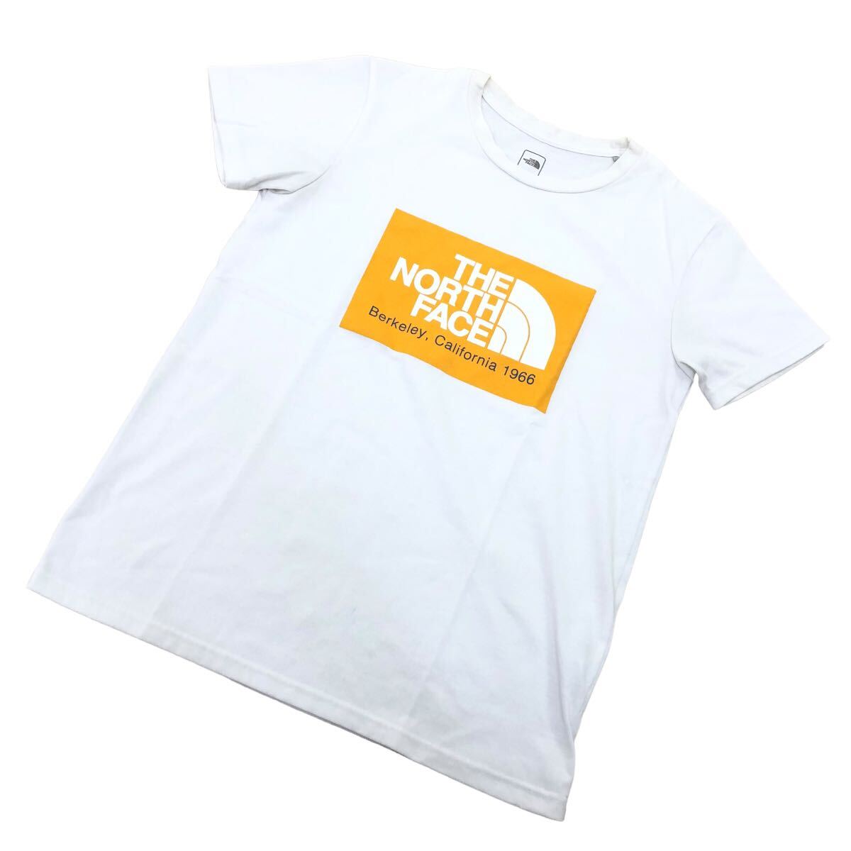 NS132 THE NORTH FACE ノースフェイス Tシャツ 半袖Tシャツ トップス カットソー プリントTシャツ レディース L ホワイト 白_画像1