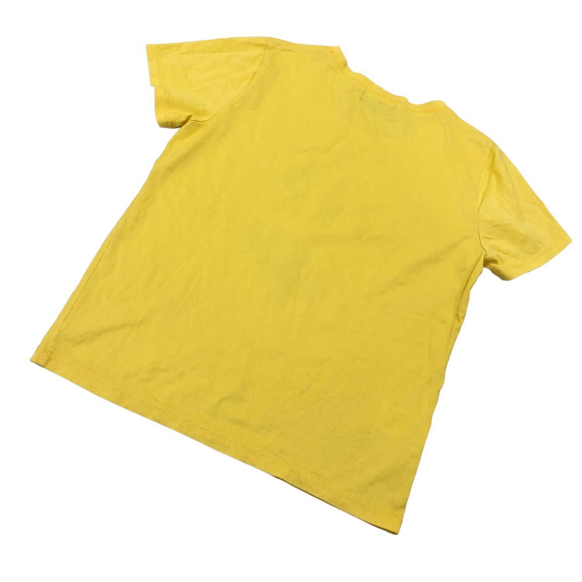 NS133 SONIA RYKIEL ソニアリキエル Tシャツ 半袖Tシャツ トップス 半袖 綿100% レディース 40 イエロー 黄色_画像5