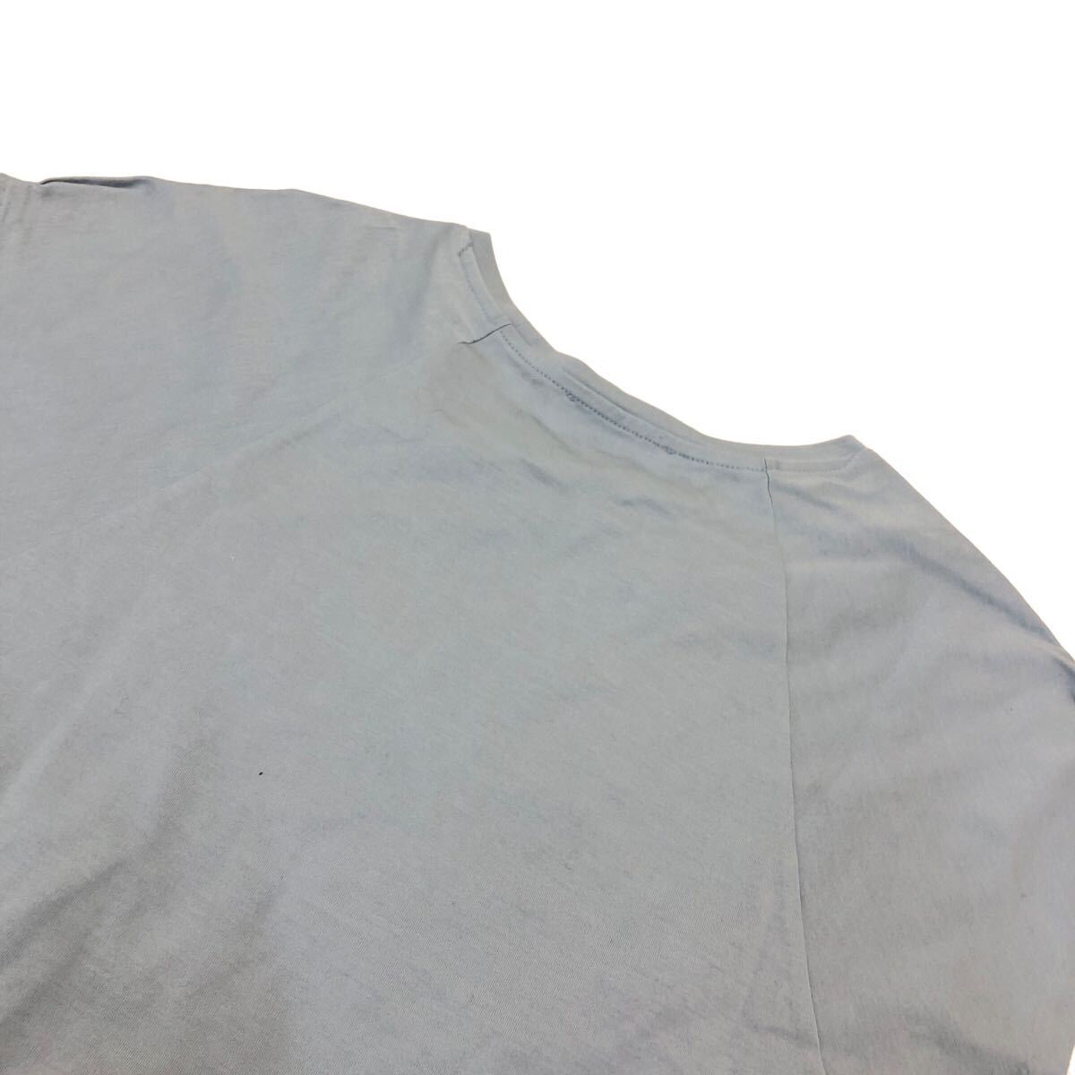 NS133 TOMORROWLANDトゥモローランド Tシャツ トップス カットソー ノースリーブ 綿100% レディース S ブルー系_画像7