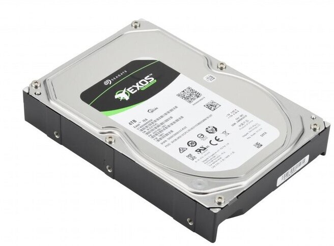 【中古パーツ】3.5 SATA 4TB 1台 正常 seagate ST4000NM000A 使用時間0H■ HDD4821_画像1