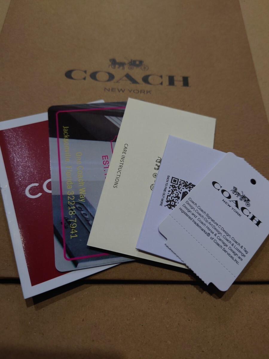 【1スタ】C-552 新品未使用 COACH スマホショルダー 並行輸入品_画像5