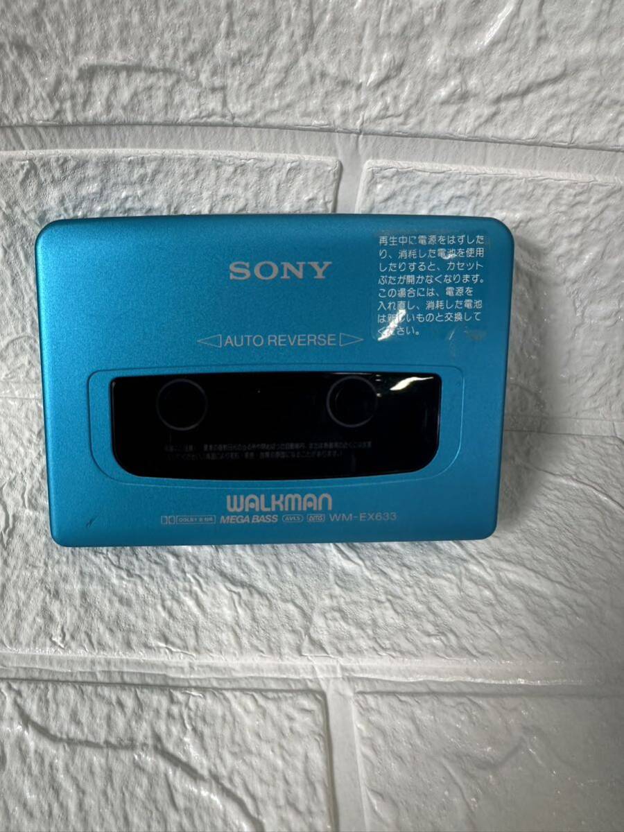 SONY WALKMAN WM-EX633 ポータブル カセットプレーヤー 動作未確認ジャンク品_画像1