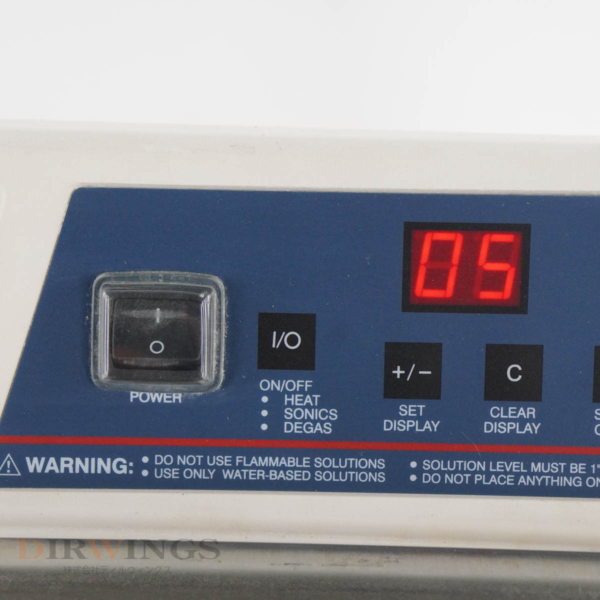 [DW] 8日保証 8510 BRANSONIC 8510J-DTH yamato 50/60HZ ヤマト科学 ULTRASONIC CLEANER 超音波洗浄器 電源コード[05795-0011]_画像6