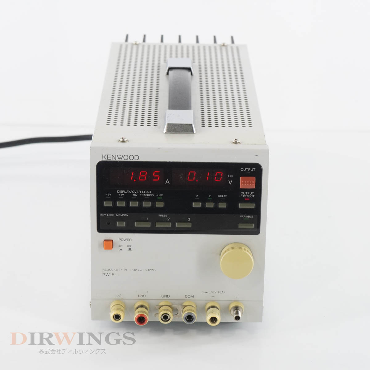 [JB] 保証なし PW18-1.8Q KENWOOD ケンウッド REGULATED DC POWER SUPPLY 直流安定化電源 DC電源 直流電源[05791-0763]の画像3